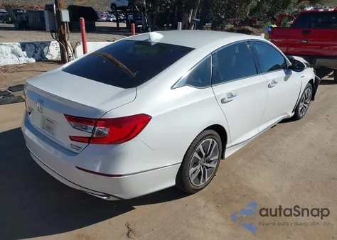 2019 Honda Accord Hybrid Touring из США, поврежденный, VIN 1HGCV3F90KA018535